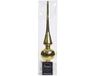 Ksd Kaemingk B.V. Kerstboompiek van glas | lichtgoud | 26cm hoog