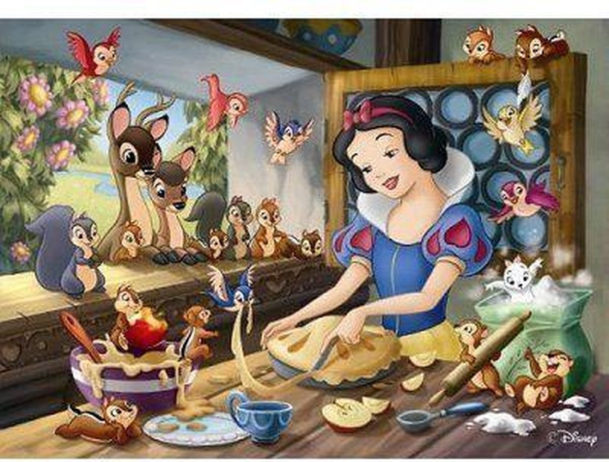 Nathan RAVENSBURGER - Puzzel 60 stukjes Sneeuwwitje gebak / Disney
