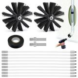 Set de ramonage - brosses de 150 mm - tiges de 410 mm - 14 pièces