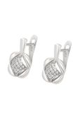 Gaya Earrings 14 karaat Koper Zilver 1.50 cm Vrouwen Volwassenen