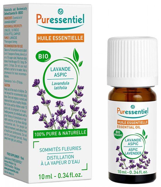 Puressentiel Lavendel Aspic Etherische Olie Biologisch 10 ml