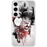 Samsung Bedrukt siliconen hoesje compatibel met Galaxy S23 Africa Swag