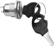 Icecat 5PCS Serrure à clé électrique Interrupteur Marche Arrêt Rotatif en métal 2 broches avec clés assorties pour boîte de compteur de garde-robe de téléphone