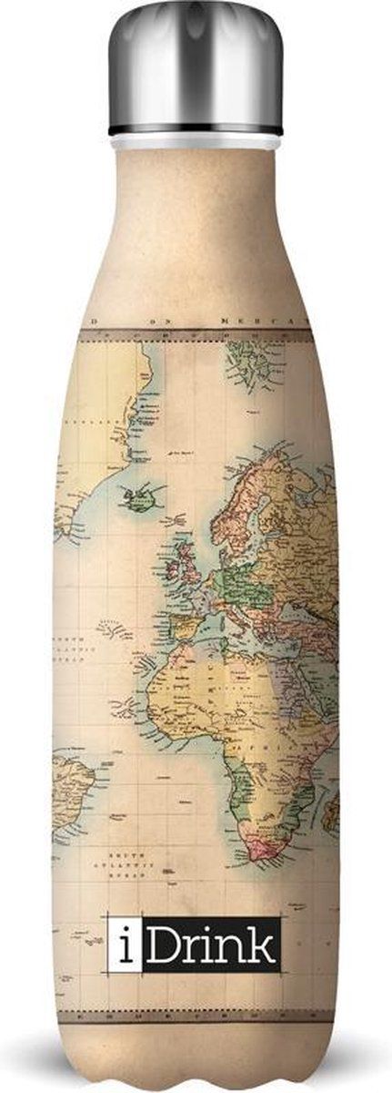 Total Juggling i-Drink bottle 500 ml Map - Thermosfles