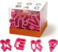 Decora Koekjesuitsteker Plastic - Alfabetset pk/27 5x2cm