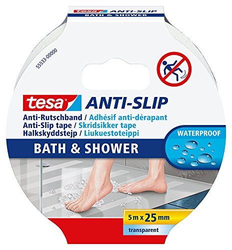 tesa tesa® Antislip band voor badkamer en douche, transparant