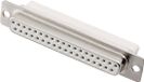 encitech DBC37-SS-W 2108-0190-14 D-sub female connector 180 ° Aantal polen: 37 Crimpen 1 stuk(s) Tray