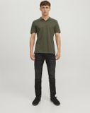 JACK & JONES JJEBASIC Polo Shirt - Green - Size S - Cotton