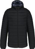 Kariban Outdoorjas 'Lightweight Hood Padded' Zwart - 4XL