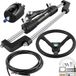 Latios Hydraulische stuurset voor buitenboordmotor - Boot stuursysteem - Tot 300 PK - Met helmpomp - Stuurslang 4,9 m - Compleet pakket