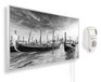 KÖNIGHAUS Chauffage infrarouge panoramique 1200W - Vue de Venise avec thermostat