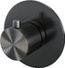 Brauer Gunmetal Carving - Losse inbouwthermostaat - Gunmetal