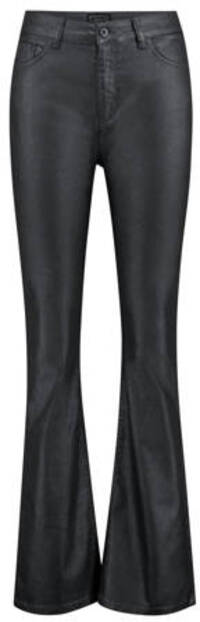 Expresso Expresso coated flared broek donkerblauw