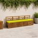 vidaXL 2-delige Bankkussens VUGHT 100% Polyester Helder Groen