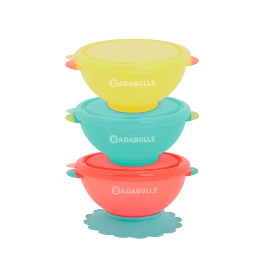 Badabulle Funcolor Bowls - 3-delig - Meerkleurig