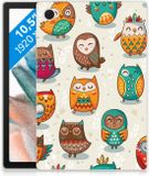B2Ctelecom Samsung Galaxy Tab A8 2021/2022 Back Case Vrolijke Uilen