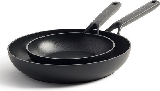 KitchenAid Koekenpannenset Classic Forged - ø 20 en 28 cm - Keramische anti-aanbaklaag