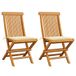 Fauteuils pliants avec coussins crème, 2 pièces, teck massif