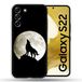 Beschermhoes Samsung Galaxy S22 Beschermhoes, Wolf, Zwart