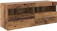 vidaXL TV-wandkast 100 x 30 x 40 cm Oud Hout Bewerkt hout