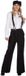 Wilbers Roaring 20's Krijtstreep Broek Premium - Zwart - Maat 56