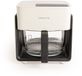 CREATE AIR FRYER STUDIO CRYSTAL 4,2L Heißluftfritteuse - Cremeweiß - 6 Programme - Glasschüssel