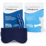 PurelyGoods® Pack de sommeil - Masque de sommeil - Bande pour la bouche - Bandes nasales