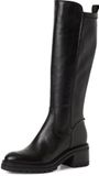 Tamaris - Dames - Laarzen - Zwart - Leer/Synthetisch - Blokhak - 5-7 cm