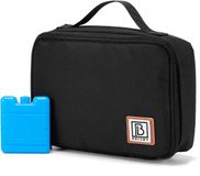 Brisby 4 Laags Geïsoleerde Koeltas - Lunchtas 2.5 liter - Zwart
