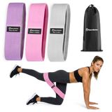 HyperMotion Set weerstandsbanden met handgrepen en deuranker voor fitness | Fitnessbanden met voetlussen, expander voor krachttraining thuis, draagtas, slechts 450 g, EN ISO 20957-1 klasse H