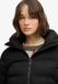 Superdry - City Longline Microfibre Jas - Dames - Gewatteerde jassen - Zwart - Maat 6