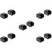 Delock RJ45 (v) bouchons pour connecteurs RJ45 (m) - 10 pièces / noir