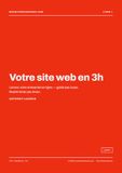 Votre site web en 3h: Lancez votre entreprise en ligne — le guide pas à pas, illustré écran par écran