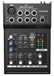 Audibax 502 Sound-mengpaneel, 5-kanaals audio-mengpaneel, microfooningang, 2 stereo-jack-equalizers, 48 V Phantom Power