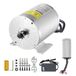 VEVOR Kit moteur électrique sans balais, 1800 W, moteur électrique CC avec contrôleur de vitesse amélioré, 48 V 4500 tr/min, moteur électrique sans balais, pour kart, vélo électrique, moto, scooter