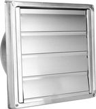 Wifehelper Grille de conduit d'air en acier inoxydable, sortie d'air carrée, couvercle de ventilation d'extraction pour la cuisine domestique