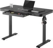 VDD Gaming Bureau Premium - Elektrisch in Hoogte Verstelbaar Zit-Sta Bureau - Zwart