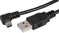Pro Signal PSG91618 USB A stekker naar rechte hoek USB Mini B kabel, 1 m
