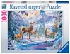 Ravensburger Puzzel 19949/Rehe und Hirsche im Winter/1000 T