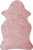 Safavieh Vloerkleed Tegan schapenvacht handgemaakt Roze Polyester 91 x 152 cm