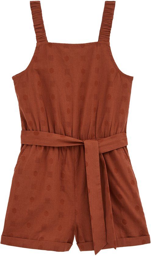 WE Fashion Meisjes playsuit met stippen