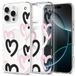 Spigen Ultra Hybrid MagFit iPhone 16 Pro Hoesje Zwart, Roze, Transparant