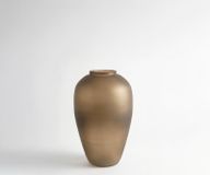 Aurum Vase Rondia l17 x P17 x H28 cm Verre Soufflé à la bouche