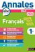 Français Annales ABC du BAC 2026 - Français 1re - Sujets et corrigés - Enseignement commun première - Epreuve finale Bac 2026