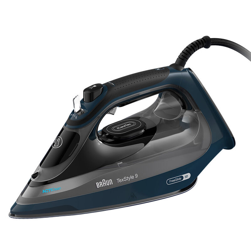 Braun TexStyle 9 Steam Iron - 3200W - EloxalPlus Soleplate - Dark Blue