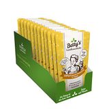 Betty's Landhuiskeuken, vershoudzakjes, natvoer voor katten, gevogelte, PUR met borage olie, 12 x 100 g, graanvrij, beste kwaliteit, hoogwaardig vlees, voorzichtig gegaard, hoge biologische