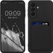 kwmobile telefoonhoesje geschikt voor Samsung Galaxy A26 5G - Hoesje met pasjeshouder - TPU case in zwart