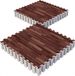 Gorilla Sports Vloermatten - Beschermingsmatten - 16 stuks - Totaal 5,76 m2 - Donker houtlook - Sportvloer - Puzzel