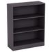 Vida Designs Cambridge 3 Laag Low Boekenkast, Modern Space-Saving Opbergmeubel for Woonkamer, Slaapkamer or Kantoor, Vrijstaand Design, H75xW60xD24cm (Grijs)