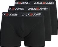 Jack & Jones Jaccorp Old Logo Trunks 3 Pack Black/black Wb Hommes Taille - XL